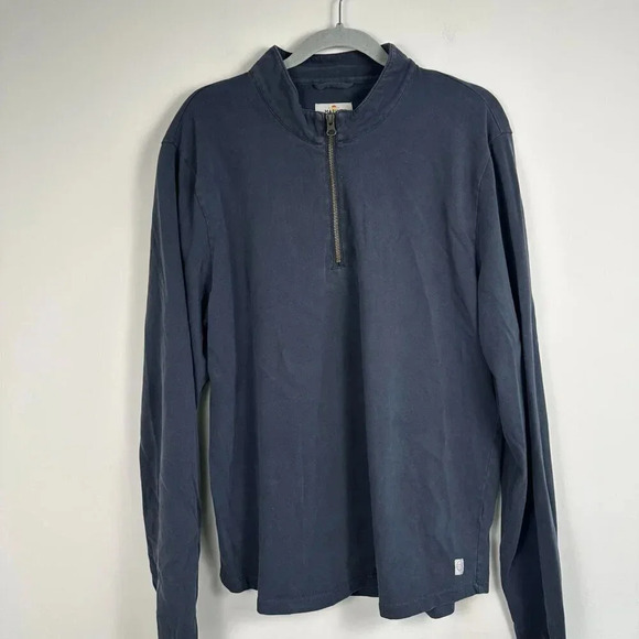 Marine Layer 1/4 Zip Sweater Medium Slate - Picture 1 of 6